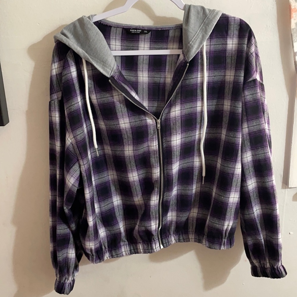 Flannel Purple Jacket